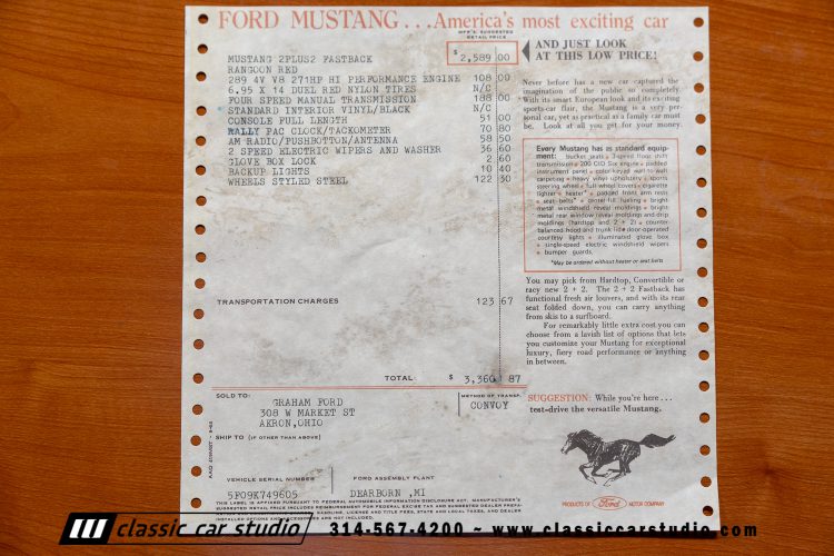 65_Mustang-Window Sticker-1