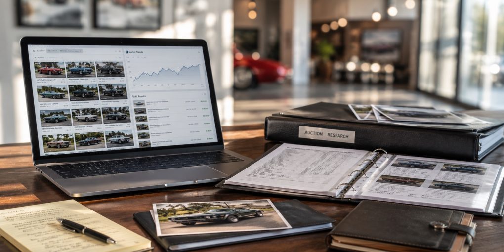 Market Research and Auction Management